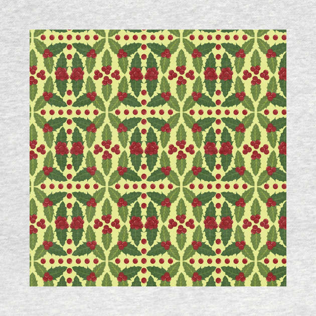 Holly Berries Pattern by zarya_kiqo